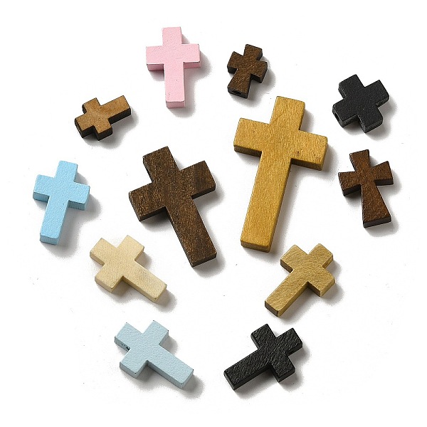 PandaHall Wood Pendants, Cross, Mixed Color, 13.5~42x10~24.5x5mm, Hole: 2mm Wood Cross Multicolor
PandaHall Wood Pendants, Cross, Mixed Color, 13.5~42x10~24.5x5mm, Hole: 2mm Wood Cross Multicolor