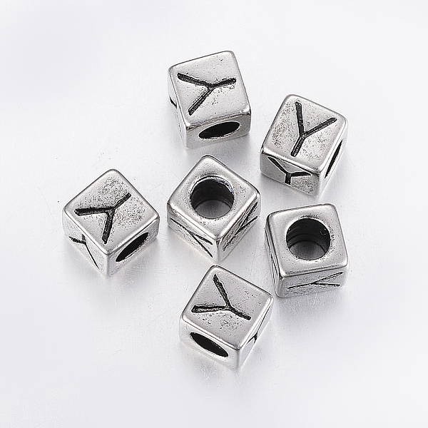 PandaHall 304 Stainless Steel Large Hole Letter European Beads, Cube with Letter.Y, Antique Silver, 8x8x8mm, Hole: 5mm 304 Stainless Steel...
PandaHall 304 Stainless Steel Large Hole Letter European Beads, Cube with Letter.Y, Antique Silver, 8x8x8mm, Hole: 5mm 304 Stainless Steel...