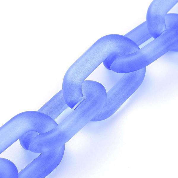 PandaHall Handmade Transparent Acrylic Cable Chains, Oval, for Jewelry Making, Blue, Link: 31x19x5mm, 39.37 inch(1m)/strand Acrylic Blue
PandaHall Handmade Transparent Acrylic Cable Chains, Oval, for Jewelry Making, Blue, Link: 31x19x5mm, 39.37 inch(1m)/strand Acrylic Blue