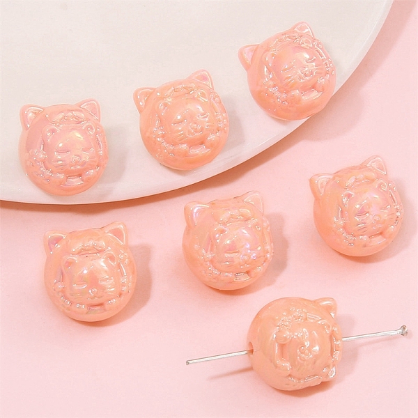 PandaHall Opaque Acrylic Beads, Cat, Light Salmon, 18x17mm, Hole: 2mm, 5pcs/bag Acrylic Cat Shape
PandaHall Opaque Acrylic Beads, Cat, Light Salmon, 18x17mm, Hole: 2mm, 5pcs/bag Acrylic Cat Shape