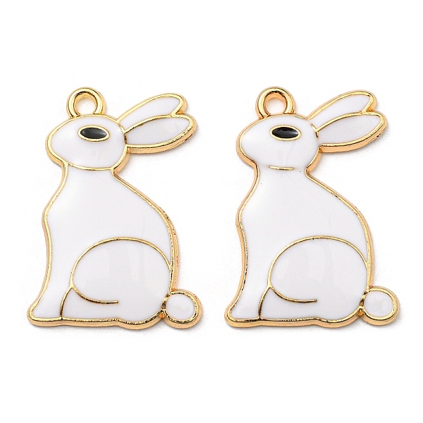 PandaHall Alloy Pendants, with Enamel, Golden, Cadmium Free & Nickel Free & Lead Free, Rabbit Charms, White, 25x17.5x2.5mm, Hole: 1.6mm...
PandaHall Alloy Pendants, with Enamel, Golden, Cadmium Free & Nickel Free & Lead Free, Rabbit Charms, White, 25x17.5x2.5mm, Hole: 1.6mm...