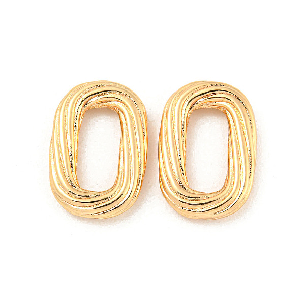 PandaHall Brass Linking Rings, Textured Oval, Real 18K Gold Plated, 16.5x11x3mm, Inner Diameter: 10x4.5mm Brass Oval
PandaHall Brass Linking Rings, Textured Oval, Real 18K Gold Plated, 16.5x11x3mm, Inner Diameter: 10x4.5mm Brass Oval