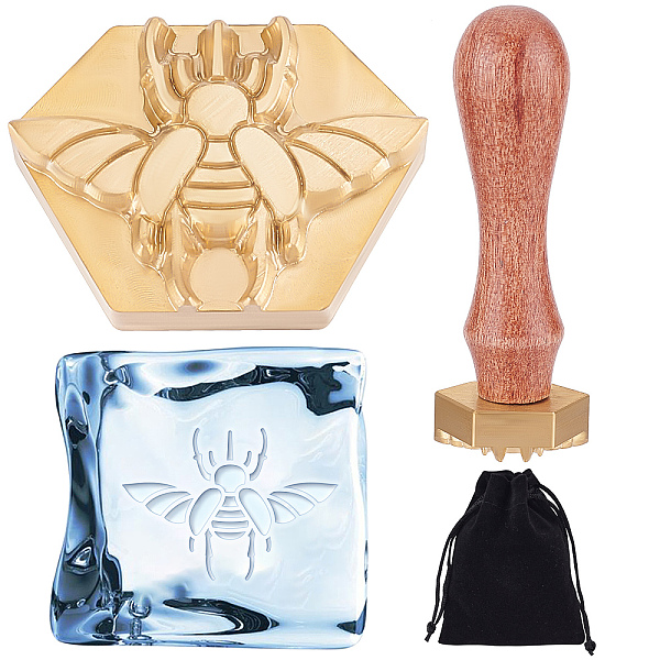 PandaHall CRASPIRE 1Pc Golden Tone Brass Stamp Head, with 1Pc Rectangle Velvet Pouches and 1Pc Pear Wood Handle, for Wax Seal Stamp, Beetle...
PandaHall CRASPIRE 1Pc Golden Tone Brass Stamp Head, with 1Pc Rectangle Velvet Pouches and 1Pc Pear Wood Handle, for Wax Seal Stamp, Beetle...
