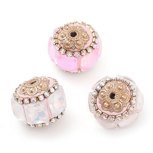 PandaHall Handmade Indonesia Beads, with Alloy, Resin and Glass, Round with Square, Golden, Mixed Color, 20.5x18mm, Hole: 2mm Polymer Clay..., Multicolor
PandaHall Handmade Indonesia Beads, with Alloy, Resin and Glass, Round with Square, Golden, Mixed Color, 20.5x18mm, Hole: 2mm Polymer Clay..., Multicolor