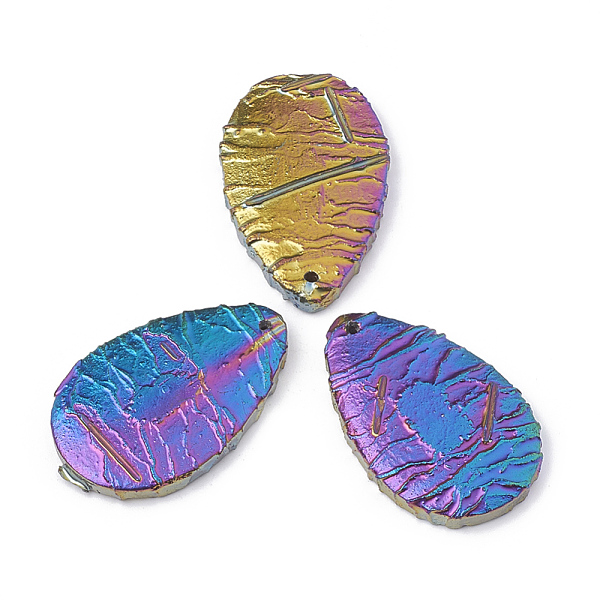 PandaHall Natural Dragon Blood Stone Pendants, Rainbow Plated, teardrop, 48~49x30~30.5x6.5~7mm, Hole: 1.5~1.8mm Dragon Blood Teardrop
PandaHall Natural Dragon Blood Stone Pendants, Rainbow Plated, teardrop, 48~49x30~30.5x6.5~7mm, Hole: 1.5~1.8mm Dragon Blood Teardrop