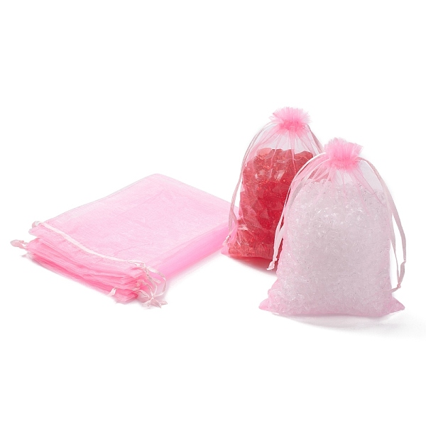 PandaHall Organza Bags, Wedding Favor Bags, Favour Bag, with Ribbons, Pink, 18x13cm Organza Rectangle Pink
PandaHall Organza Bags, Wedding Favor Bags, Favour Bag, with Ribbons, Pink, 18x13cm Organza Rectangle Pink