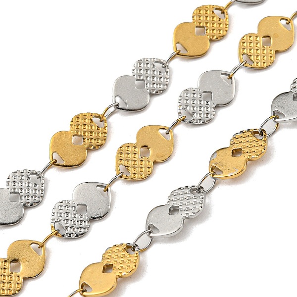 PandaHall Ion Plating(IP) 304 Stainless Steel Heart Link Chain, Soldered, with Spool, Golden & Stainless Steel Color, 10.5x6x0.8mm 304...
PandaHall Ion Plating(IP) 304 Stainless Steel Heart Link Chain, Soldered, with Spool, Golden & Stainless Steel Color, 10.5x6x0.8mm 304...