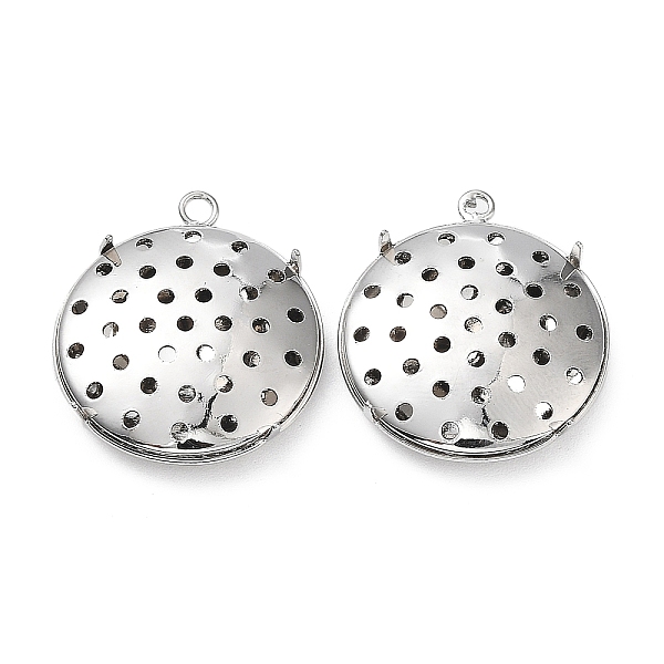 PandaHall Brass Combinable Pendant, Flat Round Charm, Platinum, 23.5x20.5x5mm, Hole: 1.2mm and 1.8mm. Brass Flat Round
PandaHall Brass Combinable Pendant, Flat Round Charm, Platinum, 23.5x20.5x5mm, Hole: 1.2mm and 1.8mm. Brass Flat Round