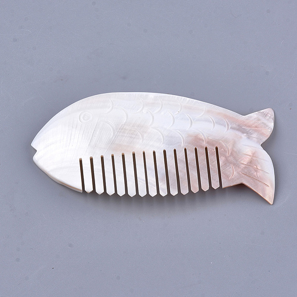 PandaHall Freshwater Shell Combs, Fish, Seashell Color, 118~119x58~60x4~5mm Shell Fish
PandaHall Freshwater Shell Combs, Fish, Seashell Color, 118~119x58~60x4~5mm Shell Fish