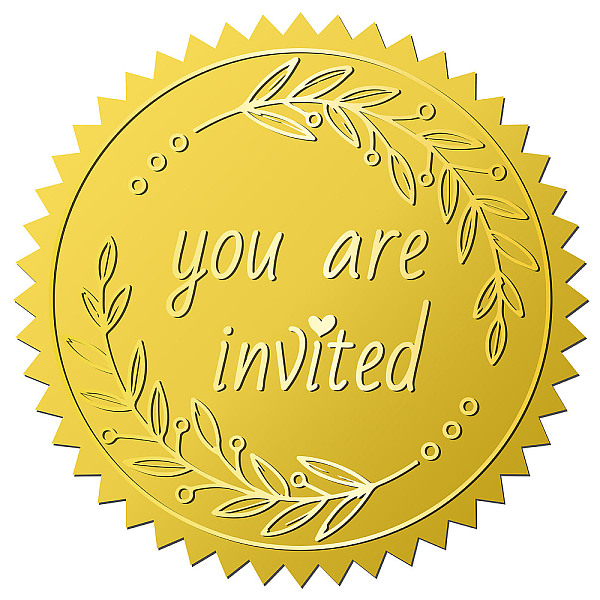PandaHall 12 Sheets Self Adhesive Gold Foil Embossed Stickers, Round Dot Medal Decorative Decals for Envelope Card Seal, Leaf, Size: about...
PandaHall 12 Sheets Self Adhesive Gold Foil Embossed Stickers, Round Dot Medal Decorative Decals for Envelope Card Seal, Leaf, Size: about...