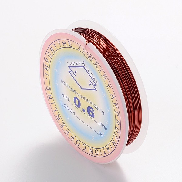 PandaHall Round Copper Jewelry Wire, Saddle Brown, 22 Gauge, 0.6mm, about 19.68 Feet(6m)/roll Copper Round Brown
PandaHall Round Copper Jewelry Wire, Saddle Brown, 22 Gauge, 0.6mm, about 19.68 Feet(6m)/roll Copper Round Brown