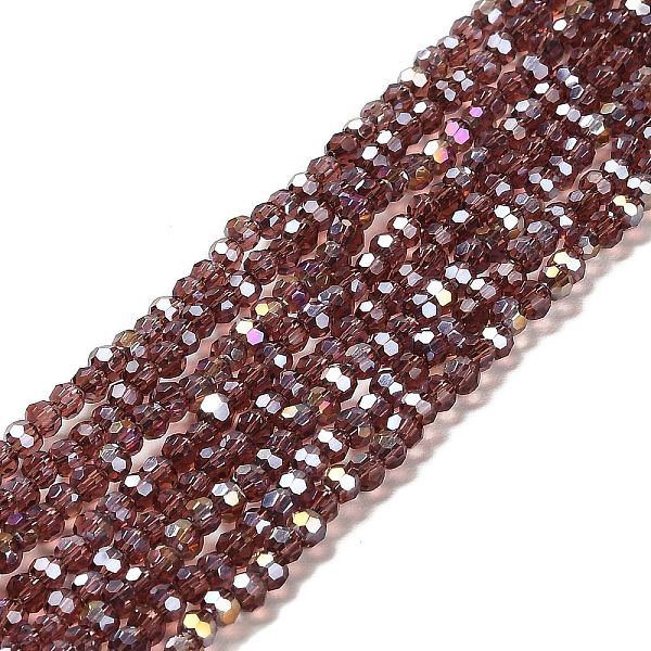 PandaHall Transparent Glass Beads, 32 Facets, AB Color Plated, Round, Sienna, 3.5x3mm, Hole: 1mm, about 163~166pcs/strand, 50~51cm Glass..., Brown
PandaHall Transparent Glass Beads, 32 Facets, AB Color Plated, Round, Sienna, 3.5x3mm, Hole: 1mm, about 163~166pcs/strand, 50~51cm Glass..., Brown