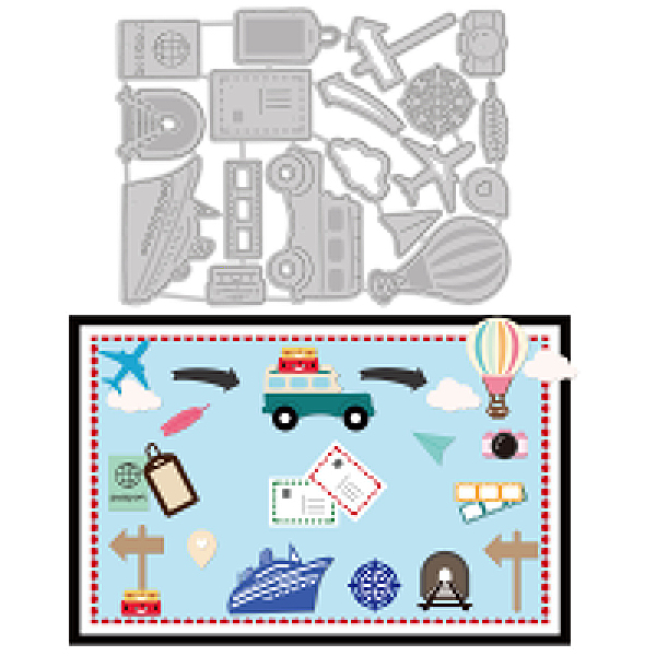 PandaHall GLOBLELAND Travel Cutting Dies Metal Journey Transportation Embossing Stencils Die Cuts for Paper Card Making Decoration DIY...
PandaHall GLOBLELAND Travel Cutting Dies Metal Journey Transportation Embossing Stencils Die Cuts for Paper Card Making Decoration DIY...