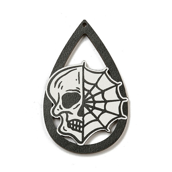 PandaHall Wood Pendants, Halloween Theme, White, Skull, 55x35x2.5mm, Hole: 2mm Wood Skull White
PandaHall Wood Pendants, Halloween Theme, White, Skull, 55x35x2.5mm, Hole: 2mm Wood Skull White
