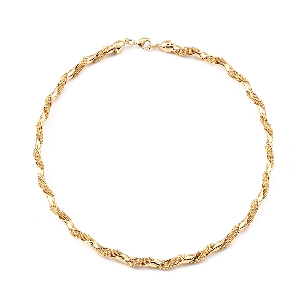 PandaHall Brass Chain Necklaces, Twist Necklace, with Lobster Claw Clasp, Real 14K Gold Plated, 16-3/4 inch(42.5cm) Brass Twist
PandaHall Brass Chain Necklaces, Twist Necklace, with Lobster Claw Clasp, Real 14K Gold Plated, 16-3/4 inch(42.5cm) Brass Twist