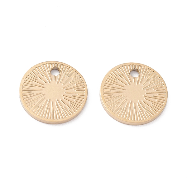 PandaHall Ion Plating(IP) 316 Surgical Stainless Steel Charms, Flat Round, Real 24K Gold Plated, 10x1mm, Hole: 1.2mm 316 Surgical Stainless...
PandaHall Ion Plating(IP) 316 Surgical Stainless Steel Charms, Flat Round, Real 24K Gold Plated, 10x1mm, Hole: 1.2mm 316 Surgical Stainless...
