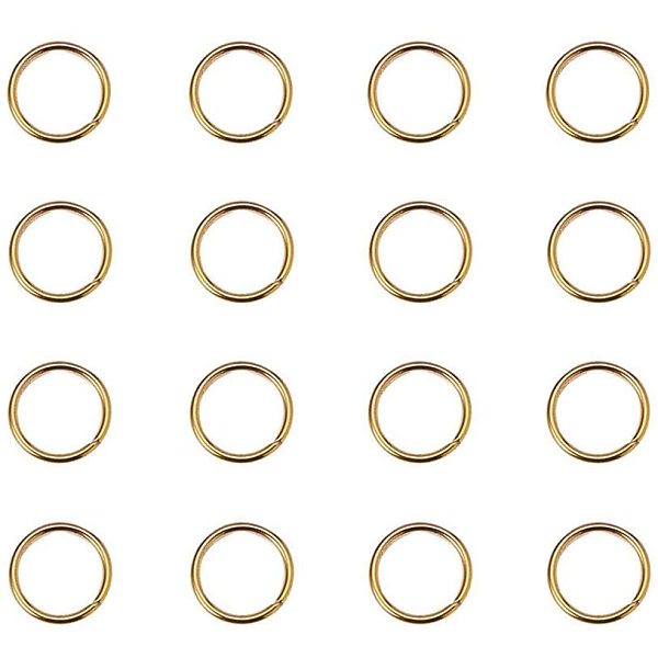 PandaHall about 260 Pcs Brass Jump Rings Close but Unsoldered, Golden, 10x1mm Brass
PandaHall about 260 Pcs Brass Jump Rings Close but Unsoldered, Golden, 10x1mm Brass