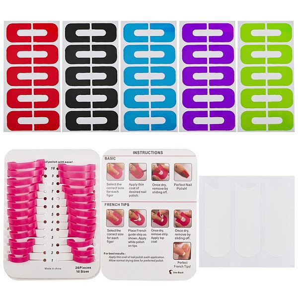 PandaHall Manicure Tool Kits, with Peel off Tape, Plastic Nail Model, Spill Proof Manicure Protector Tools, Aluminum Foil Zip Lock Plastic..., Multicolor
PandaHall Manicure Tool Kits, with Peel off Tape, Plastic Nail Model, Spill Proof Manicure Protector Tools, Aluminum Foil Zip Lock Plastic..., Multicolor