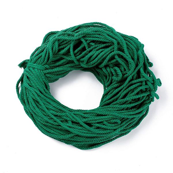 PandaHall Cotton Thread Cords, 3-Ply, For Jewelry Making, Green, 5~5.8mm, 109.4 yard(100m)/bundle Cotton Green
PandaHall Cotton Thread Cords, 3-Ply, For Jewelry Making, Green, 5~5.8mm, 109.4 yard(100m)/bundle Cotton Green
