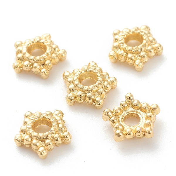 PandaHall Rack Plating Alloy Beads, Lead Free & Cadmium Free, Long-Lasting Plated, Star, Real 18K Gold Plated, 7x7x2.5mm, Hole: 2mm Alloy...
PandaHall Rack Plating Alloy Beads, Lead Free & Cadmium Free, Long-Lasting Plated, Star, Real 18K Gold Plated, 7x7x2.5mm, Hole: 2mm Alloy...