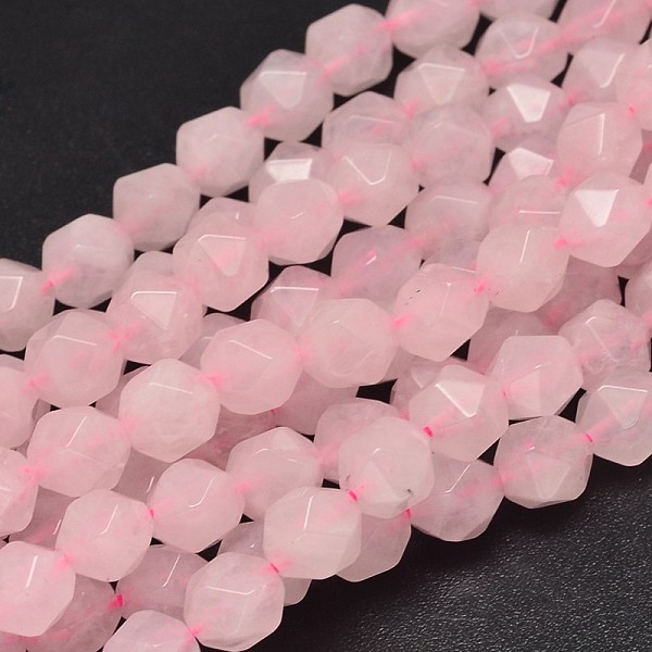 PandaHall Faceted Natural Rose Quartz Beads Strands, Star Cut Round Beads, 8x7mm, Hole: 1mm, about 49pcs/strand, 15.7 inch Rose Quartz Round..., Pink
PandaHall Faceted Natural Rose Quartz Beads Strands, Star Cut Round Beads, 8x7mm, Hole: 1mm, about 49pcs/strand, 15.7 inch Rose Quartz Round..., Pink
