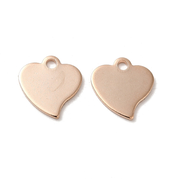 PandaHall 201 Stainless Steel Charms, Stamping Blank Tag, Heart, Rose Gold, 12.5x12x1mm, Hole: 2mm 201 Stainless Steel Heart
PandaHall 201 Stainless Steel Charms, Stamping Blank Tag, Heart, Rose Gold, 12.5x12x1mm, Hole: 2mm 201 Stainless Steel Heart