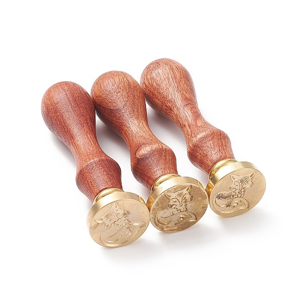 PandaHall (Defective Closeout Sale: Rusty Stamp), DIY Scrapbook, Brass Wax Seal Stamp and Wood Handle Sets, Fox Pattern, Golden, 89x25.5mm...
PandaHall (Defective Closeout Sale: Rusty Stamp), DIY Scrapbook, Brass Wax Seal Stamp and Wood Handle Sets, Fox Pattern, Golden, 89x25.5mm...