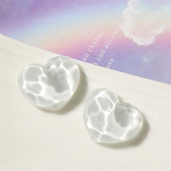 PandaHall Opaque Resin Cabochons, Heart with Water Ripple, WhiteSmoke, 18x22mm Resin Heart White
PandaHall Opaque Resin Cabochons, Heart with Water Ripple, WhiteSmoke, 18x22mm Resin Heart White