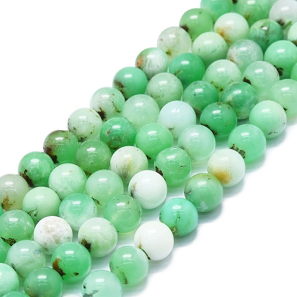 PandaHall Natural Chrysoprase Beads Strands, Round, 8~9mm, Hole: 0.8mm, about 48~52pcs/strand, 15.35''~16.54''(39~42cm) Chrysoprase Round
PandaHall Natural Chrysoprase Beads Strands, Round, 8~9mm, Hole: 0.8mm, about 48~52pcs/strand, 15.35''~16.54''(39~42cm) Chrysoprase Round