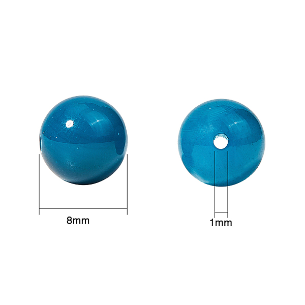 PandaHall Olycraft Natural Striped Agate/Banded Agate Beads Strands, Dyed, Round, Sky Blue, 8mm, Hole: 1mm, about 100pcs/box Banded Agate...
PandaHall Olycraft Natural Striped Agate/Banded Agate Beads Strands, Dyed, Round, Sky Blue, 8mm, Hole: 1mm, about 100pcs/box Banded Agate...