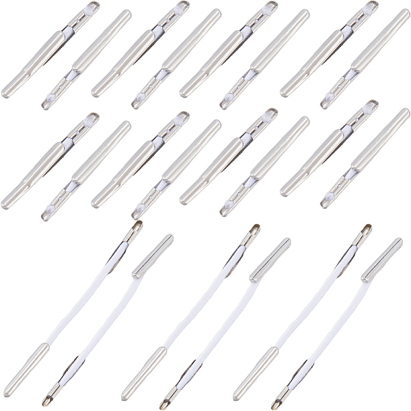 PandaHall SUNNYCLUE 200Pcs 2 Styles Elastic Barbed Cord, with Stainless Steel Findings, for Fixing Finger Ring, White, 25~46x1mm...
PandaHall SUNNYCLUE 200Pcs 2 Styles Elastic Barbed Cord, with Stainless Steel Findings, for Fixing Finger Ring, White, 25~46x1mm...