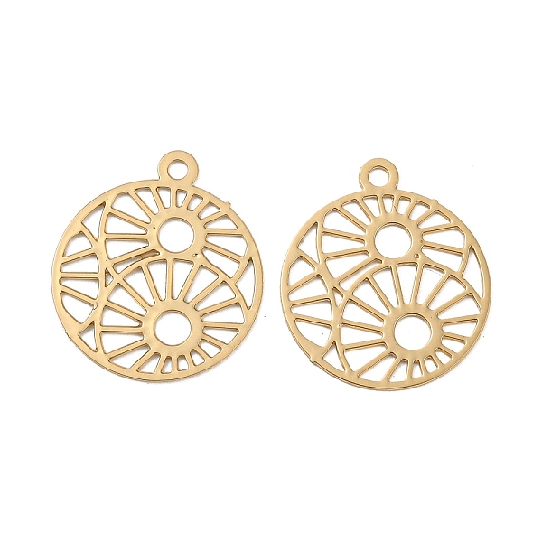 PandaHall Brass Etched Metal Embellishments Connecotr Charms, Long-Lasting Plated, Flat Round with Hollow Out, Light Gold, 17.5x15x0.3mm...
PandaHall Brass Etched Metal Embellishments Connecotr Charms, Long-Lasting Plated, Flat Round with Hollow Out, Light Gold, 17.5x15x0.3mm...