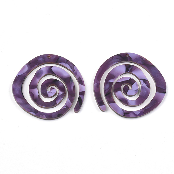 PandaHall Cellulose Acetate(Resin) Pendants, Vortex, Purple, 41.5x43.5x3mm, Hole: 1.4mm Cellulose Acetate Others Purple
PandaHall Cellulose Acetate(Resin) Pendants, Vortex, Purple, 41.5x43.5x3mm, Hole: 1.4mm Cellulose Acetate Others Purple