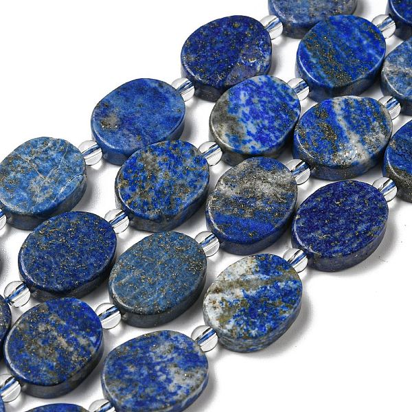 PandaHall Natural Lapis Lazuli Beads Strands, with Seed Beads, Flat Oval, 18x14~14.5x5~6mm, Hole: 1.2mm, about 18pcs/strand, 15.20~15.28...
PandaHall Natural Lapis Lazuli Beads Strands, with Seed Beads, Flat Oval, 18x14~14.5x5~6mm, Hole: 1.2mm, about 18pcs/strand, 15.20~15.28...