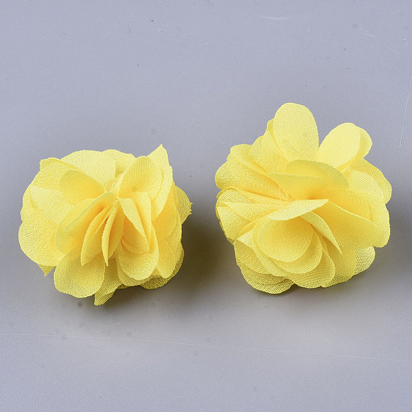 PandaHall Polyester Fabric Flowers, for DIY Headbands Flower Accessories Wedding Hair Accessories for Girls Women, Yellow, 34mm Cloth Flower...
PandaHall Polyester Fabric Flowers, for DIY Headbands Flower Accessories Wedding Hair Accessories for Girls Women, Yellow, 34mm Cloth Flower...