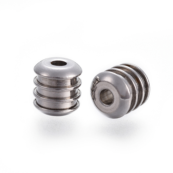 PandaHall 304 Stainless Steel Beads, Grooved Beads, Column, Stainless Steel Color, 8x8mm, Hole: 2mm 304 Stainless Steel Column
PandaHall 304 Stainless Steel Beads, Grooved Beads, Column, Stainless Steel Color, 8x8mm, Hole: 2mm 304 Stainless Steel Column