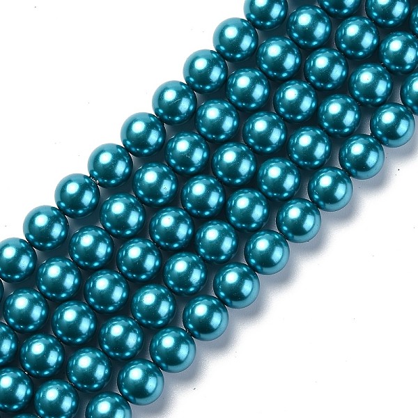 PandaHall Eco-Friendly Dyed Glass Pearl Round Beads Strands, Grade A, Cotton Cord Threaded, Deep Sky Blue, 12mm, Hole: 0.7~1.1mm, about...
PandaHall Eco-Friendly Dyed Glass Pearl Round Beads Strands, Grade A, Cotton Cord Threaded, Deep Sky Blue, 12mm, Hole: 0.7~1.1mm, about...