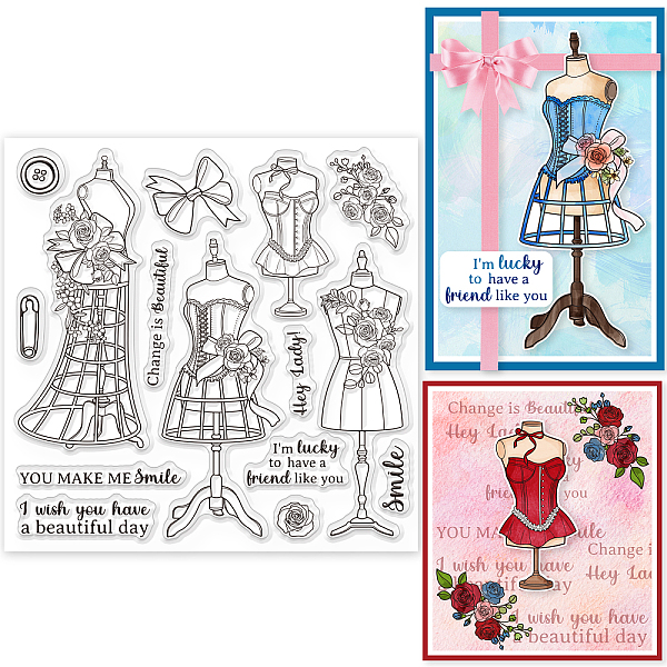 PandaHall PVC Plastic Stamps, for DIY Scrapbooking, Photo Album Decorative, Cards Making, Stamp Sheets, Film Frame, Clothes Pattern, 15x15cm...
PandaHall PVC Plastic Stamps, for DIY Scrapbooking, Photo Album Decorative, Cards Making, Stamp Sheets, Film Frame, Clothes Pattern, 15x15cm...