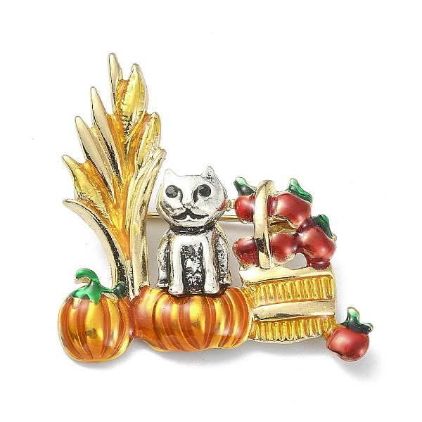 PandaHall Alloy Glass Rhinestone Brooches, Enamel Pins, for Halloween, Cat Shape, 37.5x37x8.5mm Alloy+Rhinestone Cat Shape
PandaHall Alloy Glass Rhinestone Brooches, Enamel Pins, for Halloween, Cat Shape, 37.5x37x8.5mm Alloy+Rhinestone Cat Shape