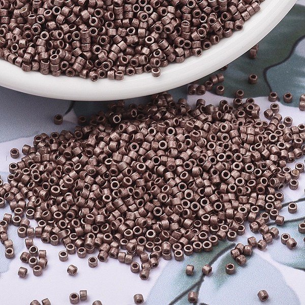 PandaHall MIYUKI Delica Beads, Cylinder, Japanese Seed Beads, 11/0, (DB1842F) Duracoat Galvanized Matte Dark Berry, 1.3x1.6mm, Hole: 0.8mm..., Brown
PandaHall MIYUKI Delica Beads, Cylinder, Japanese Seed Beads, 11/0, (DB1842F) Duracoat Galvanized Matte Dark Berry, 1.3x1.6mm, Hole: 0.8mm..., Brown