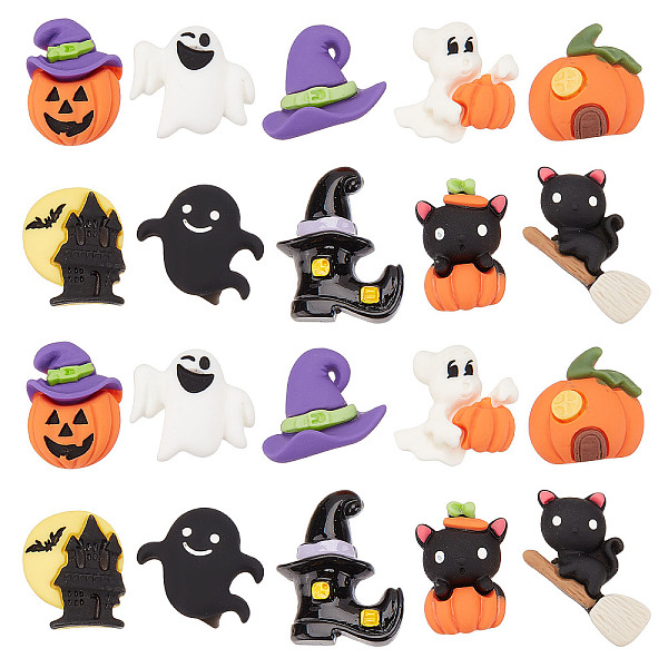 PandaHall SUNNYCLUE 40Pcs 10 Styles Halloween Opaque Resin Cabochons, Pumpkin & Ghost & Cat & Moon, Mixed Shapes, Mixed Color..., Multicolor
PandaHall SUNNYCLUE 40Pcs 10 Styles Halloween Opaque Resin Cabochons, Pumpkin & Ghost & Cat & Moon, Mixed Shapes, Mixed Color..., Multicolor