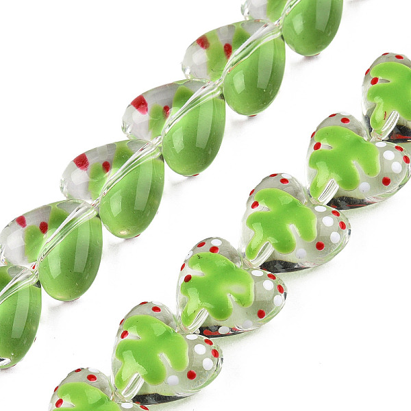 PandaHall Transparent Acrylic Beads Strands, with Enamel, Heart with Polka Dots, Light Green, 15x17x8.5mm, Hole: 1.5mm, about 35pcs/strand...
PandaHall Transparent Acrylic Beads Strands, with Enamel, Heart with Polka Dots, Light Green, 15x17x8.5mm, Hole: 1.5mm, about 35pcs/strand...