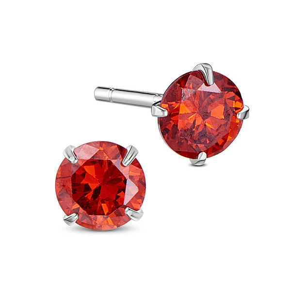 PandaHall SHEGRACE Rhodium Plated 925 Sterling Silver Four Pronged Ear Studs, with AAA Cubic Zirconia and Ear Nuts, Orange Red, 4mm Sterling...
PandaHall SHEGRACE Rhodium Plated 925 Sterling Silver Four Pronged Ear Studs, with AAA Cubic Zirconia and Ear Nuts, Orange Red, 4mm Sterling...