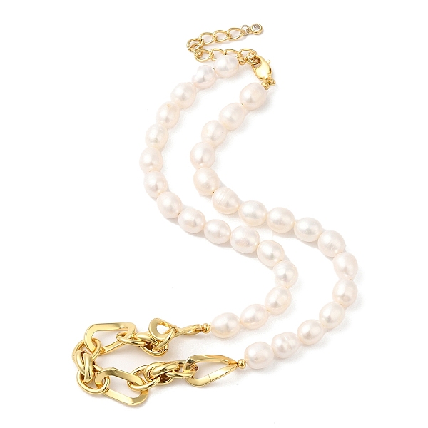 PandaHall Rice Natural Pearl Beaded Necklaces, Rack Plating Brass Bohemian Style Jewelry for Women, Cadmium Free & Lead Free, Real 18K Gold...
PandaHall Rice Natural Pearl Beaded Necklaces, Rack Plating Brass Bohemian Style Jewelry for Women, Cadmium Free & Lead Free, Real 18K Gold...
