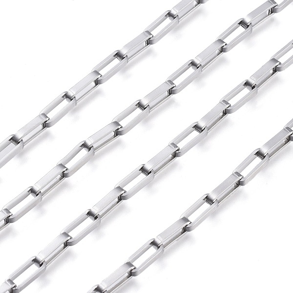 PandaHall 304 Stainless Steel Box Chains, Unwelded, with Spool, Stainless Steel Color,Link: 8x3x1.5mm, about 32.8 Feet(10m)/roll 304...
PandaHall 304 Stainless Steel Box Chains, Unwelded, with Spool, Stainless Steel Color,Link: 8x3x1.5mm, about 32.8 Feet(10m)/roll 304...