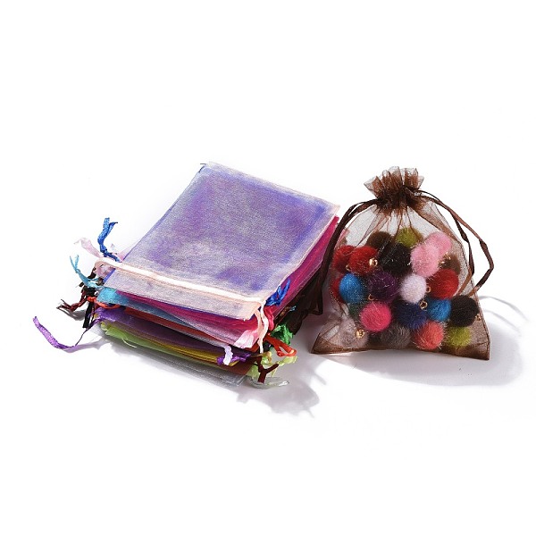 PandaHall Organza Gift Bags, Plain Style, with Drawstring, Rectangle, Mixed Color, 12x9cm Organza Rectangle Multicolor
PandaHall Organza Gift Bags, Plain Style, with Drawstring, Rectangle, Mixed Color, 12x9cm Organza Rectangle Multicolor