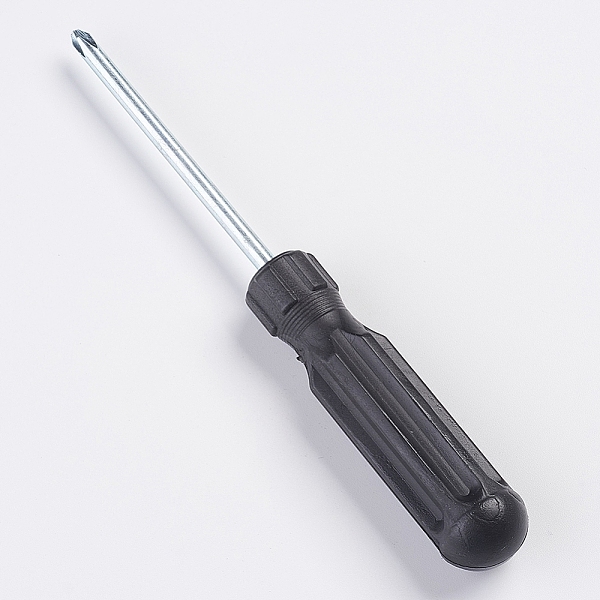 PandaHall Iron Cross Head Screwdriver, with Plastic Handles, Black, 155x18.5mm Iron Black
PandaHall Iron Cross Head Screwdriver, with Plastic Handles, Black, 155x18.5mm Iron Black