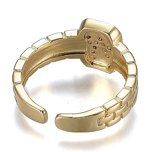 PandaHall Brass Micro Pave Clear Cubic Zirconia Cuff Rings, Open Rings, Cadmium Free & Lead Free, Rectangle, Golden, Letter.W, US Size 6 1/4...
PandaHall Brass Micro Pave Clear Cubic Zirconia Cuff Rings, Open Rings, Cadmium Free & Lead Free, Rectangle, Golden, Letter.W, US Size 6 1/4...