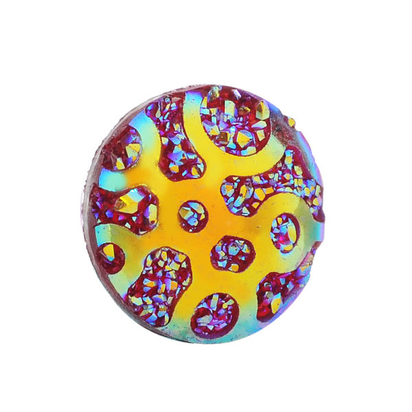 PandaHall Druzy Resin Cabochons, Flat Round, FireBrick, 12x3.5mm Resin Flat Round Red
PandaHall Druzy Resin Cabochons, Flat Round, FireBrick, 12x3.5mm Resin Flat Round Red