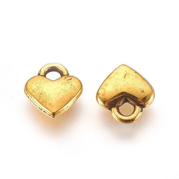 PandaHall Tibetan Style Pendants, Lead Free, Cadmium Free and Nickel Free, Heart, Antique Golden Color, Size: about 8mm long, 7mm wide...
PandaHall Tibetan Style Pendants, Lead Free, Cadmium Free and Nickel Free, Heart, Antique Golden Color, Size: about 8mm long, 7mm wide...